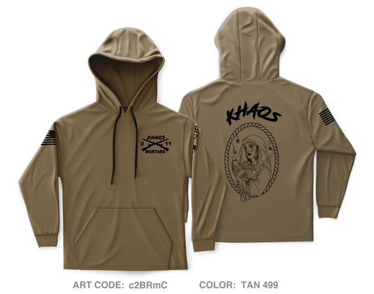 HHT 2|11 MORTARS Core Men's Hooded Performance Sweatshirt - c2BRmC