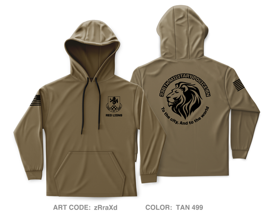 336th Military Police BN Core Men's Hooded Performance Sweatshirt - zRraXd