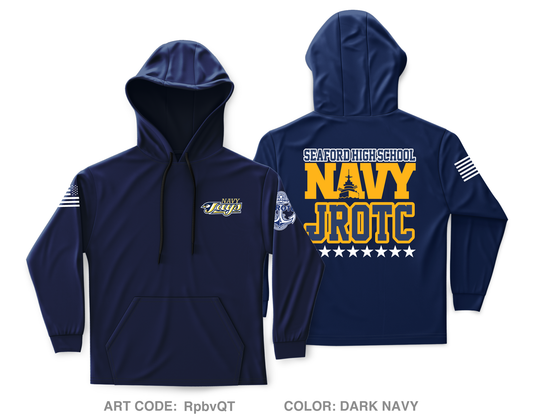 Seaford High School NJROTC Core Men's Hooded Performance Sweatshirt - RpbvQT