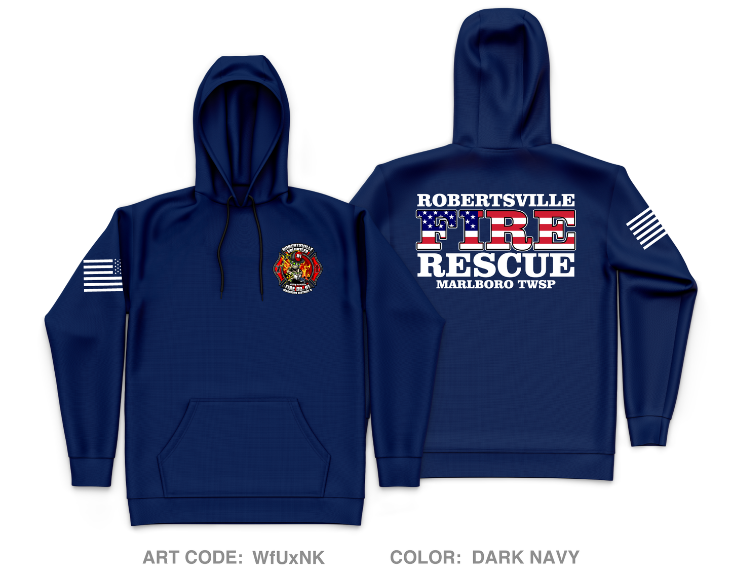 Robertsville Core Men's Hooded Performance Sweatshirt - WfUxNK