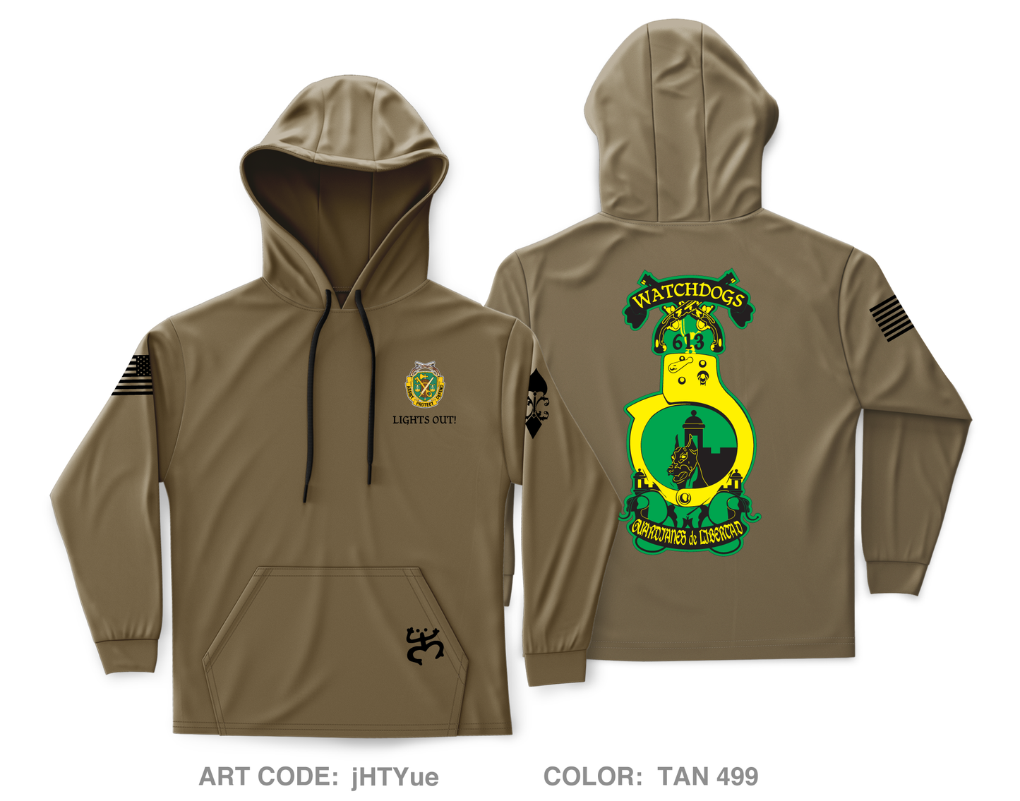 613th Military Police Core Men's Hooded Performance Sweatshirt - jHTYue