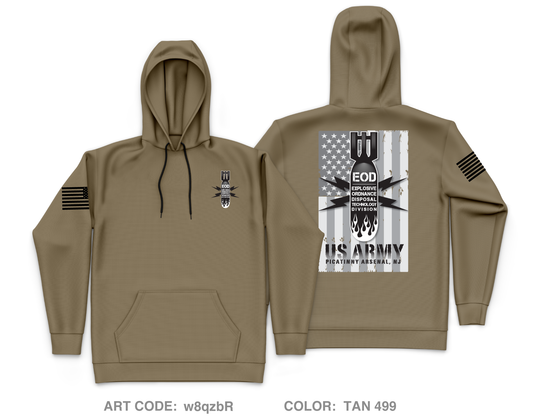 Explosive Ordnance Disposal Technology Division (EOD) Core Men's Hooded Performance Sweatshirt - w8qzbR