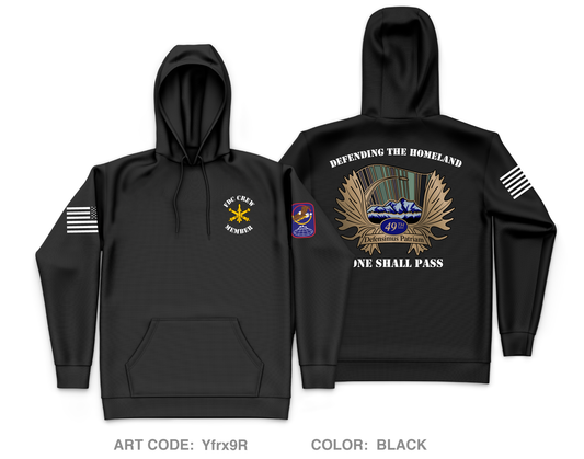 49th Missile Defense Battalion Core Men's Hooded Performance Sweatshirt - Yfrx9R