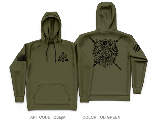 United States Army JFK Special Warfare and School Core Men's Hooded Performance Sweatshirt - QdbjMr