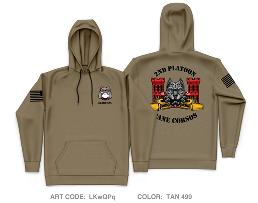 523rd ESC, 84th EN BN - Second platoon Core Men's Hooded Performance Sweatshirt - LKwQPq