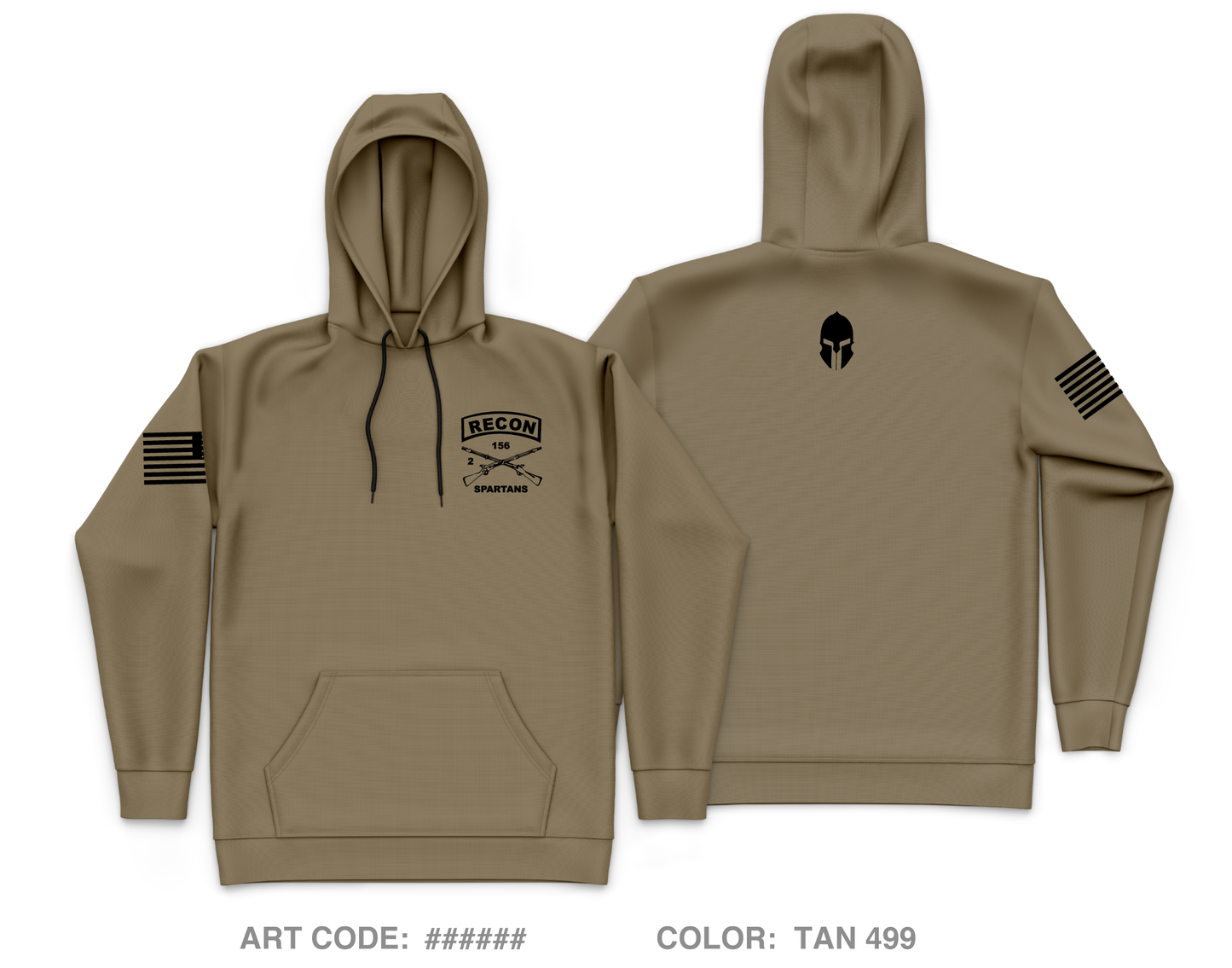 Reconnaissance Platoon, 2-156th INF Core Men's Hooded Performance Sweatshirt - UXET8t