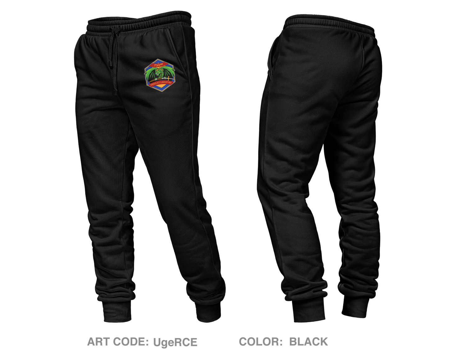 792nd Chemical Company Core Unisex Performance Joggers - UgeRCE