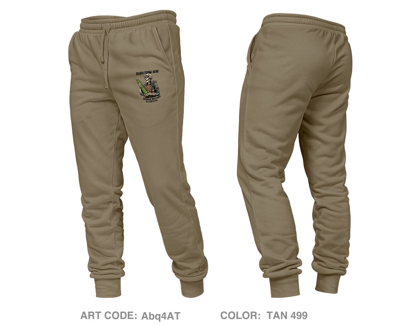 Charlie Battery, 3-112th FA, 44th IBCT Core Unisex Performance Joggers - Abq4AT