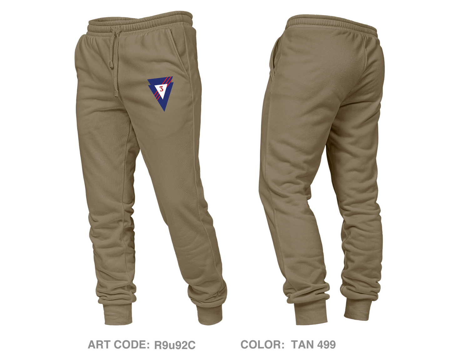 3 SQDN, 3 SFAB Core Unisex Performance Joggers - R9u92C