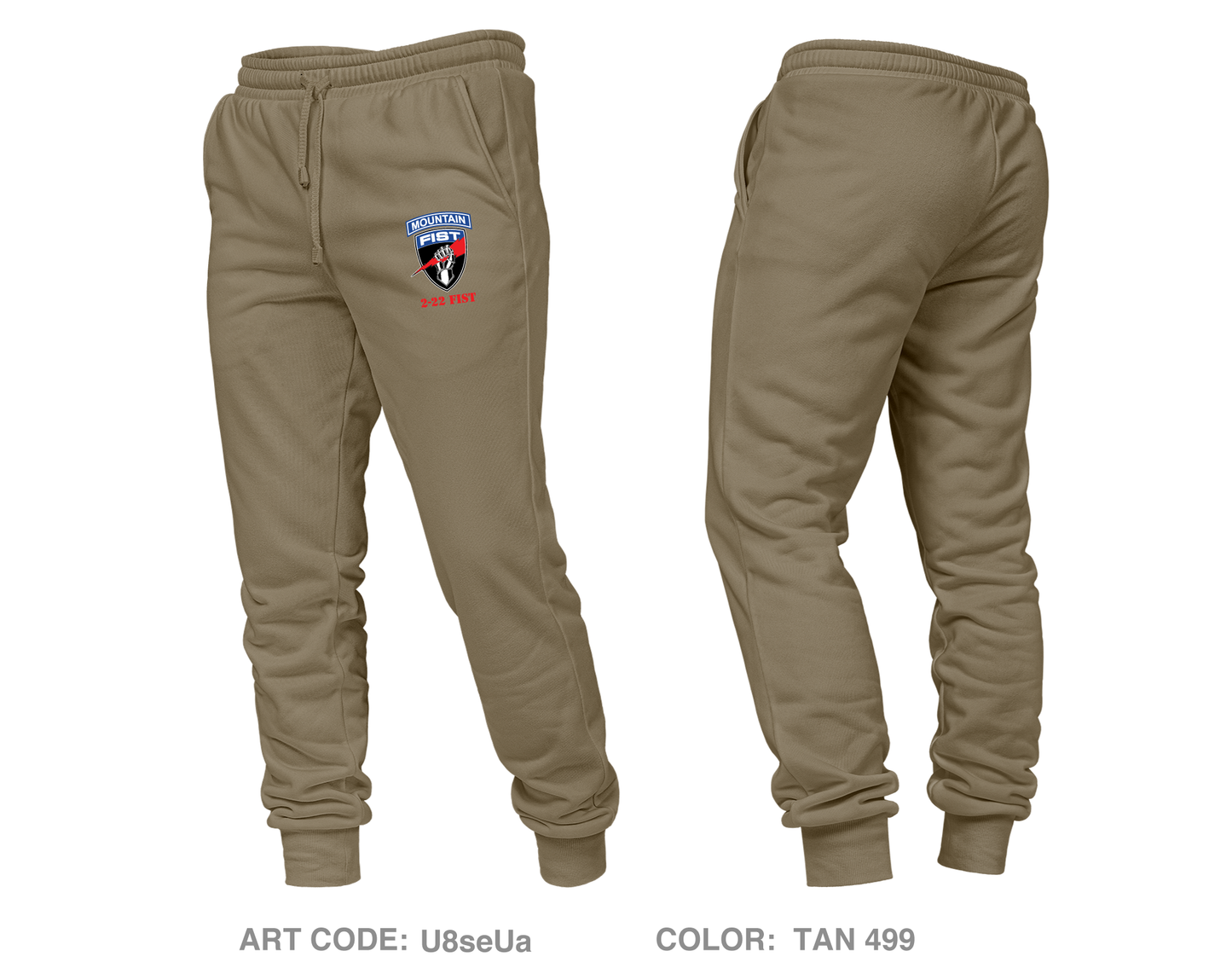 2-22 IN FIST Core Unisex Performance Joggers - U8seUa