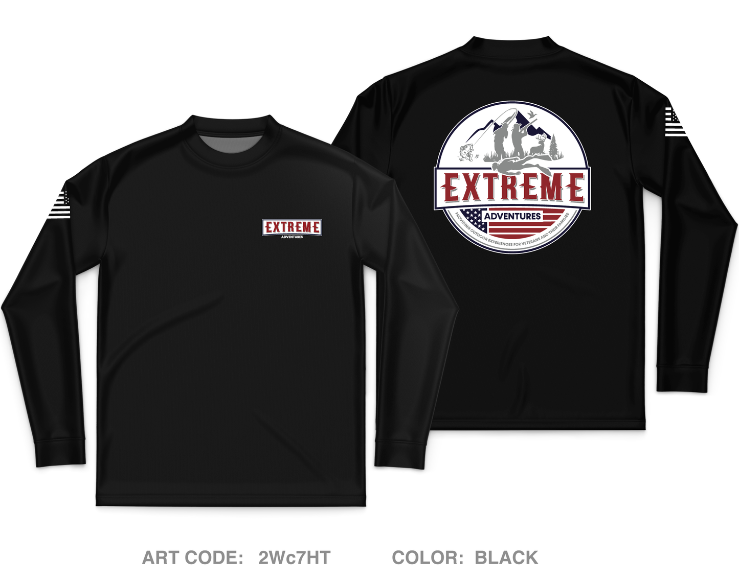 Extreme Adventures Core Men's LS Performance Tee - 2Wc7HT