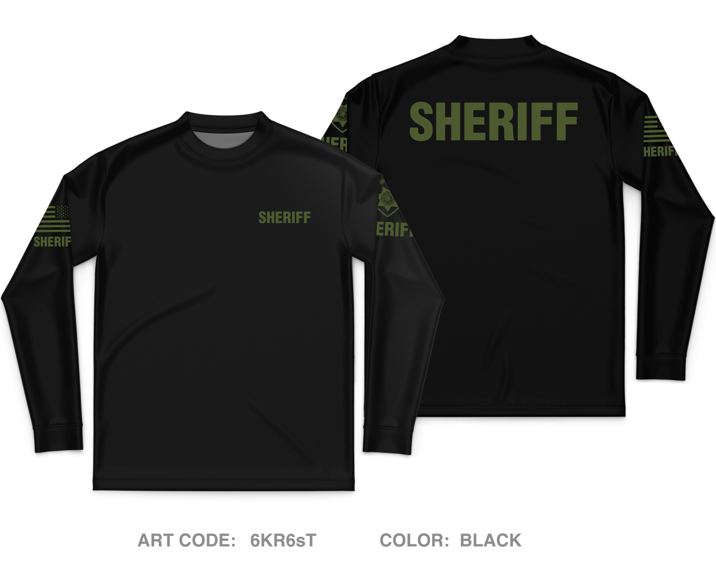 Grant County Sheriff's Office Core Men's LS Performance Tee - 6KR6sT