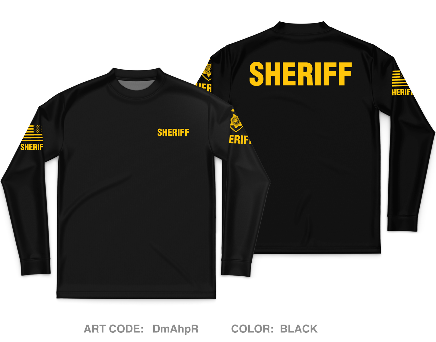 Grant County Sheriff's Office Core Men's LS Performance Tee - DmAhpR