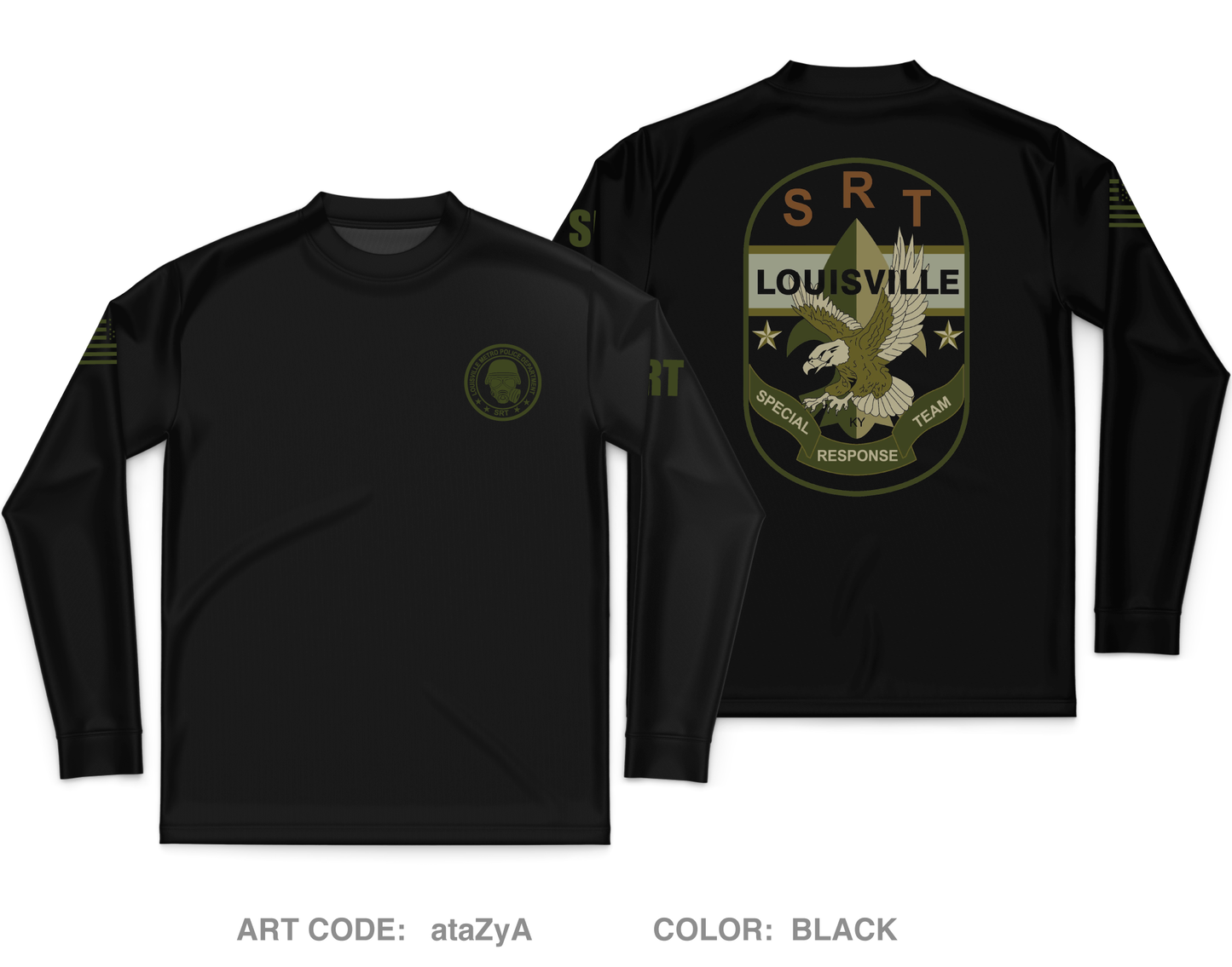 LMPD SRT Core Men's LS Performance Tee - ataZyA