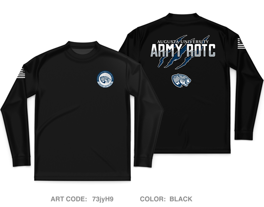 Augusta University Army ROTC Core Men's LS Performance Tee - 73jyH9