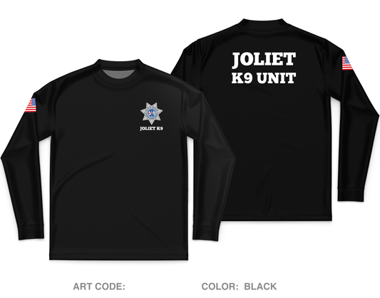 Joliet Police K9 Unit Core Men's LS Performance Tee - LVpqCH