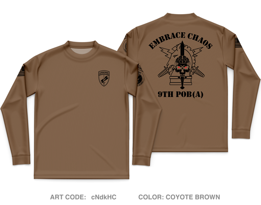 9th Psychological Operations Battalion Core Men's LS Performance Tee - cNdkHC