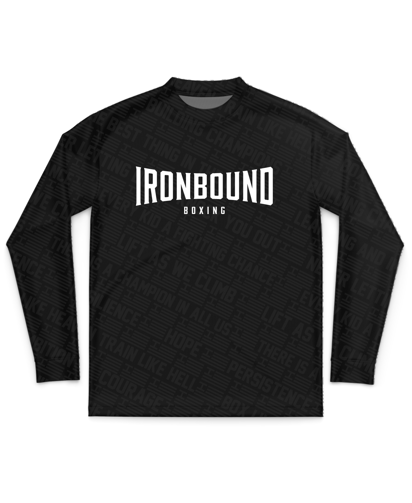 Ironbound Core Men's LS Performance Tee - Fighting Phrases