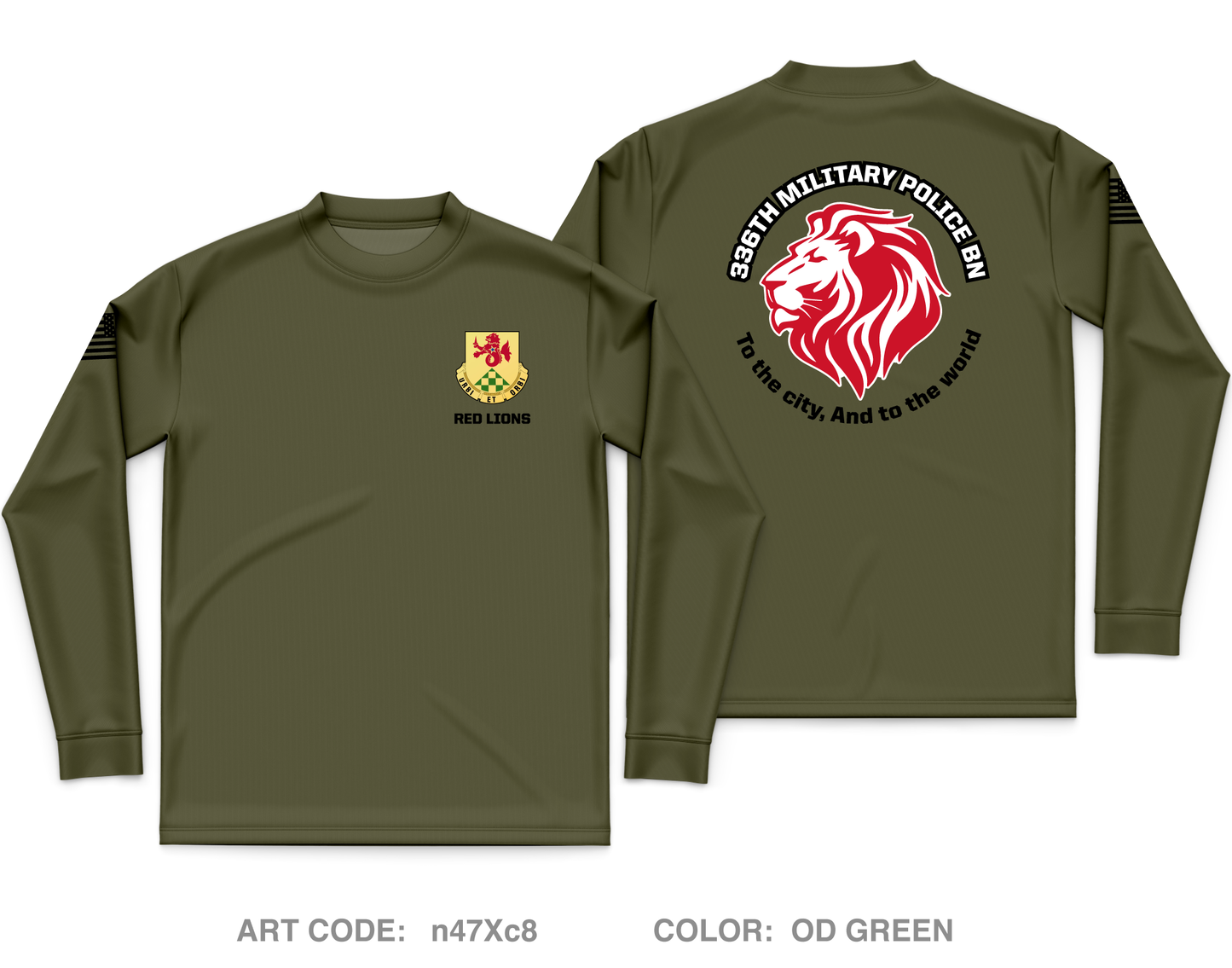 336th Military Police BN Core Men's LS Performance Tee - n47Xc8