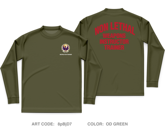 DoD Interservice Non-Lethal Weapons Instructor Course Fort Leonard Wood Core Men's LS Performance Tee - 8pBjD7