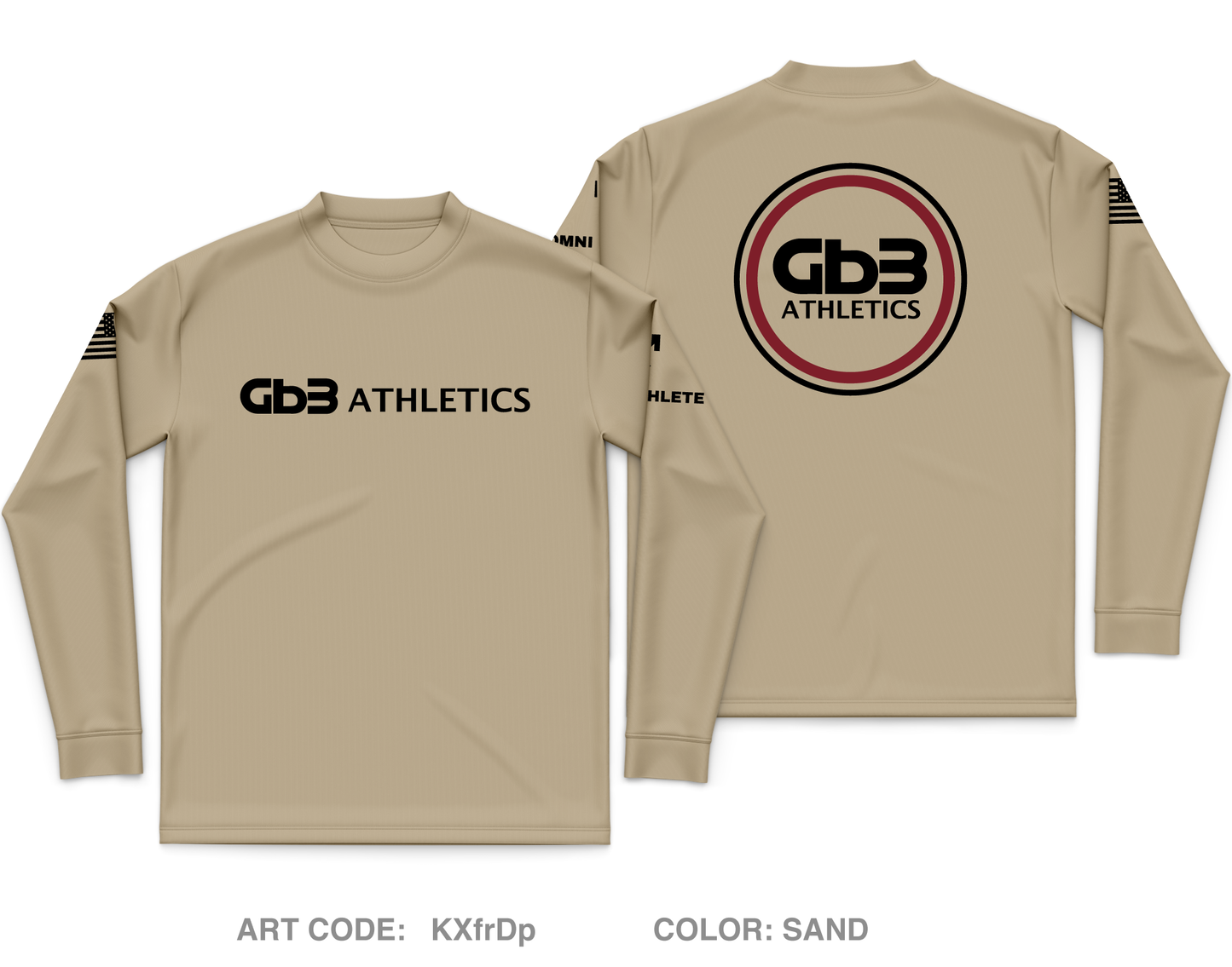 GB3 Athletics Core Men's LS Performance Tee - KXfrDp