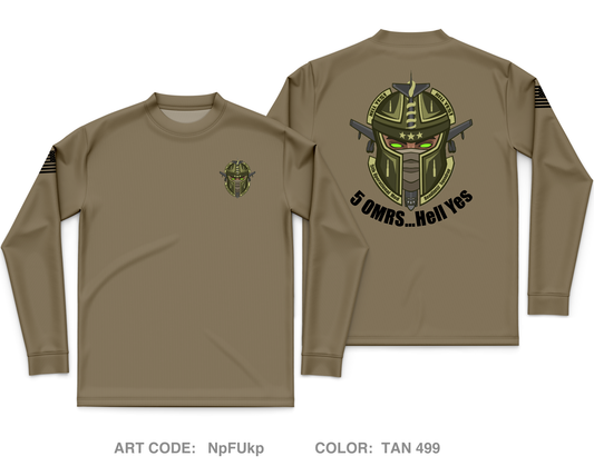 5th Operational Medical Readiness Squadron Core Men's LS Performance Tee - NpFUkp