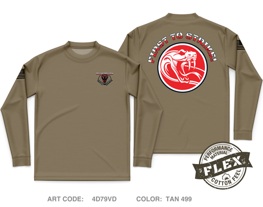 Delta Company, 264th MED BN Core Men's LS Flex Performance Tee - 4D79VD