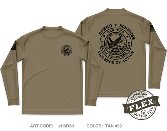 HANFORD PATROL SRT Store 1 Core Men's LS Flex Performance Tee - eH9D2d