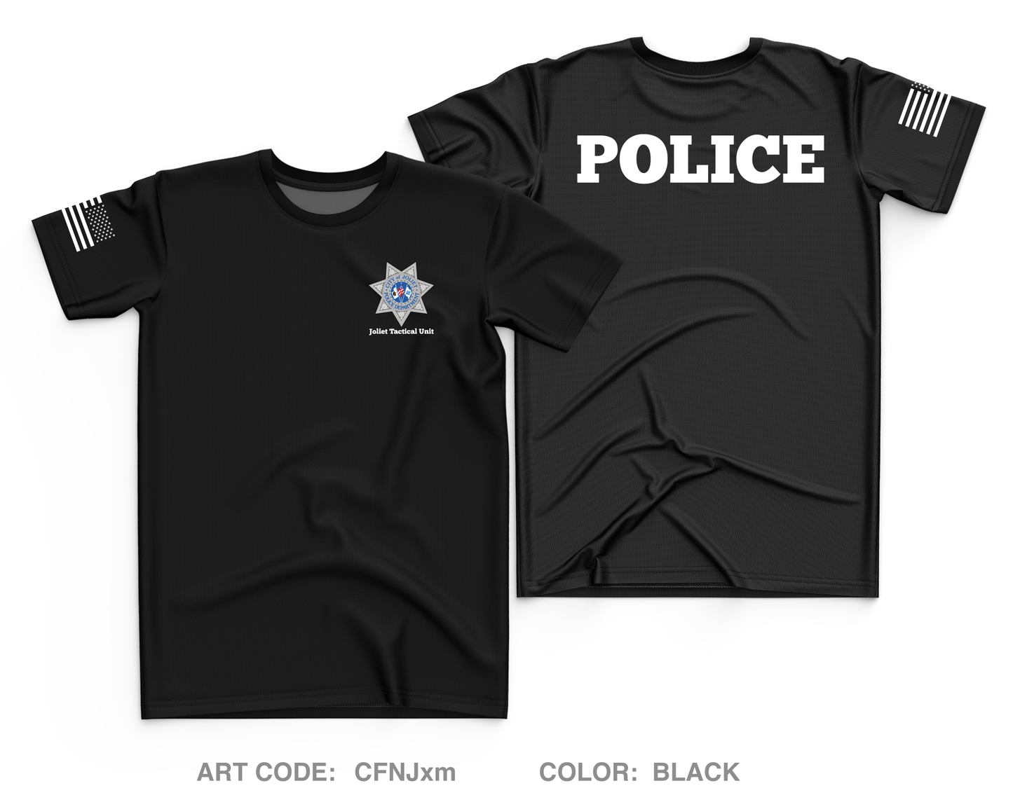 Joliet Police Department Core Men's SS Performance Tee - CFNJxm