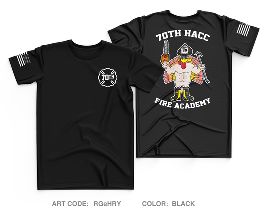 70th HACC Fire Academy Core Men's SS Performance Tee - RGeHRY