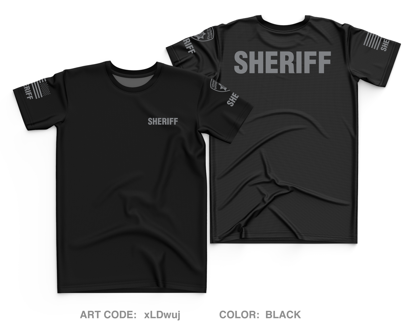 Grant County Sheriff's Office Core Men's SS Performance Tee - xLDwuj