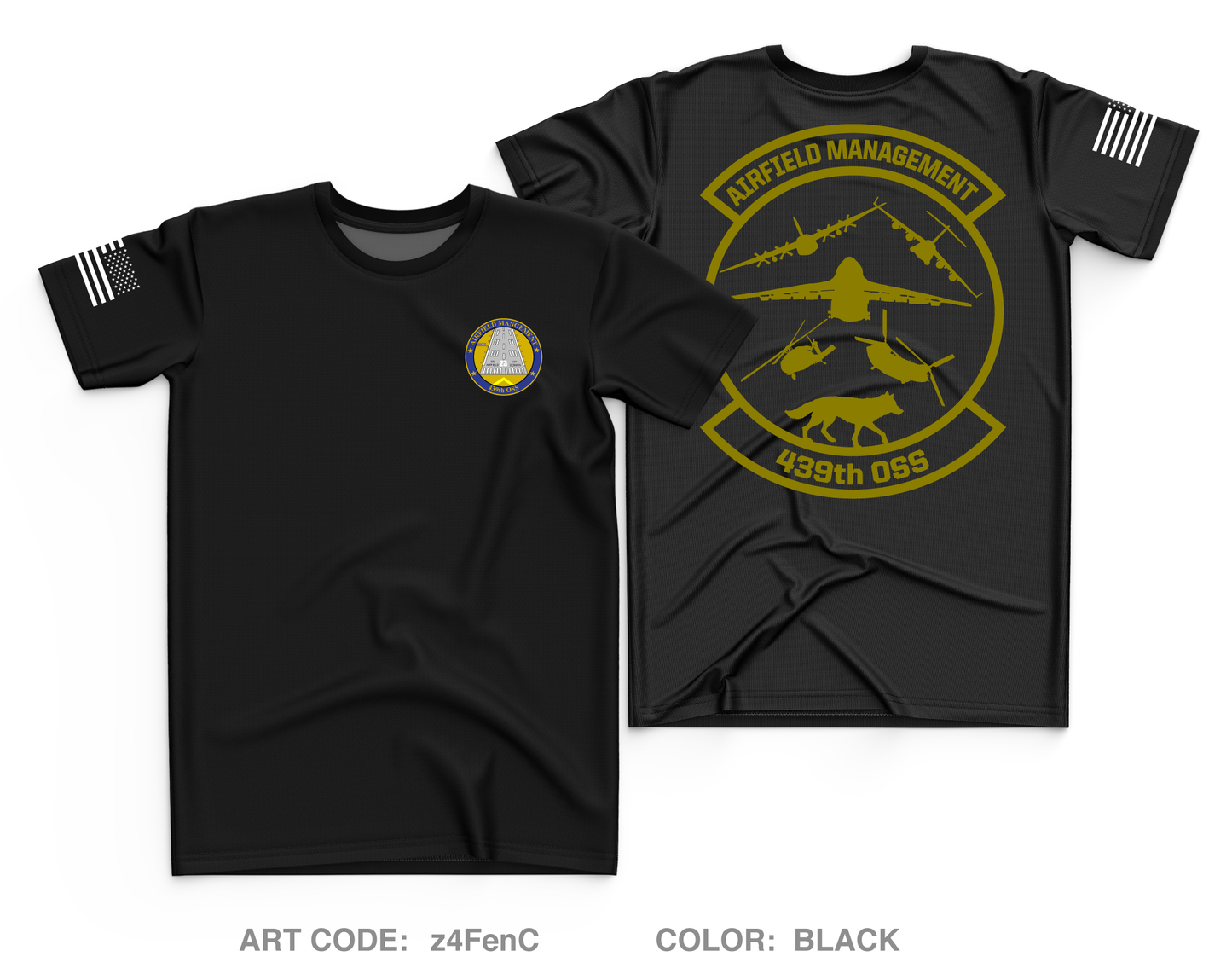 KCEF 439TH AIRFIELD MANAGEMENT Core Men's SS Performance Tee - z4FenC