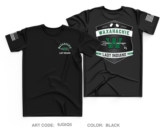 Waxahachie Lady Indian Soccer Core Men's SS Performance Tee - 9JGtQ5