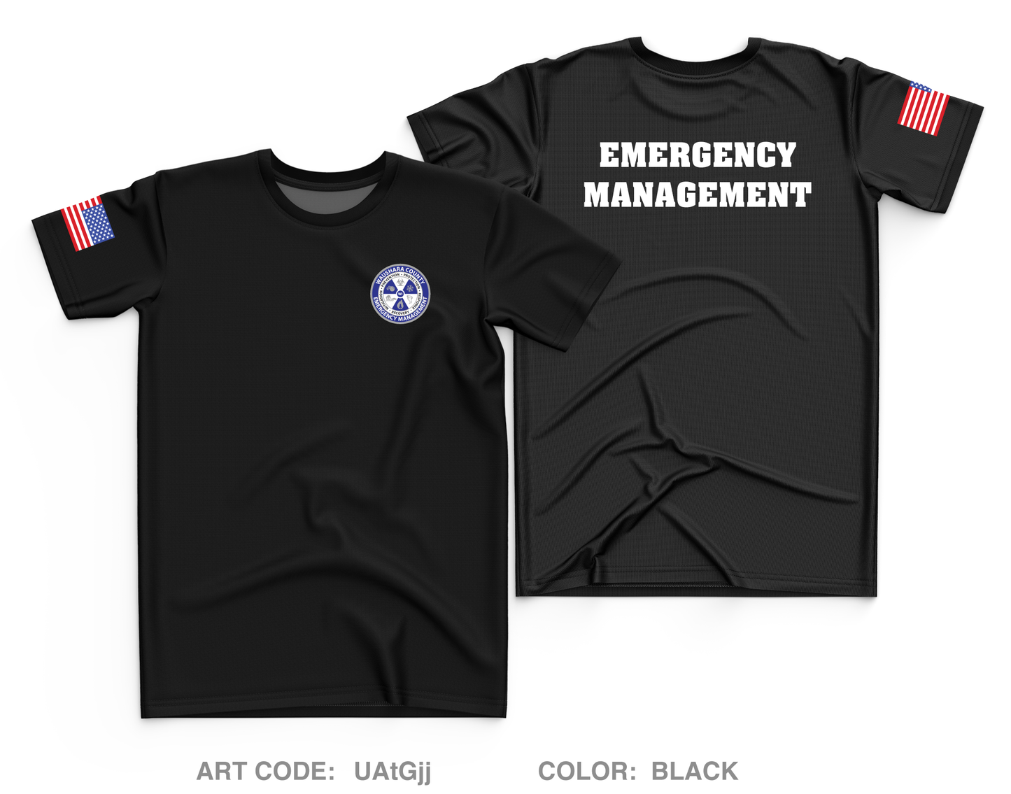 Waushara County Emergency Management Core Men's SS Performance Tee - UAtGjj