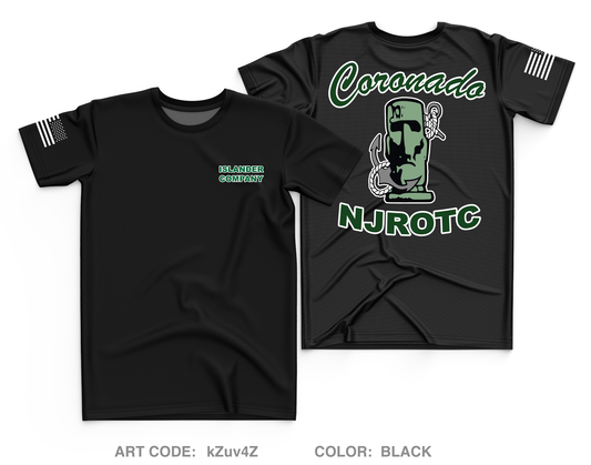 Coronado High School Navy JROTC Core Men's SS Performance Tee - kZuv4Z