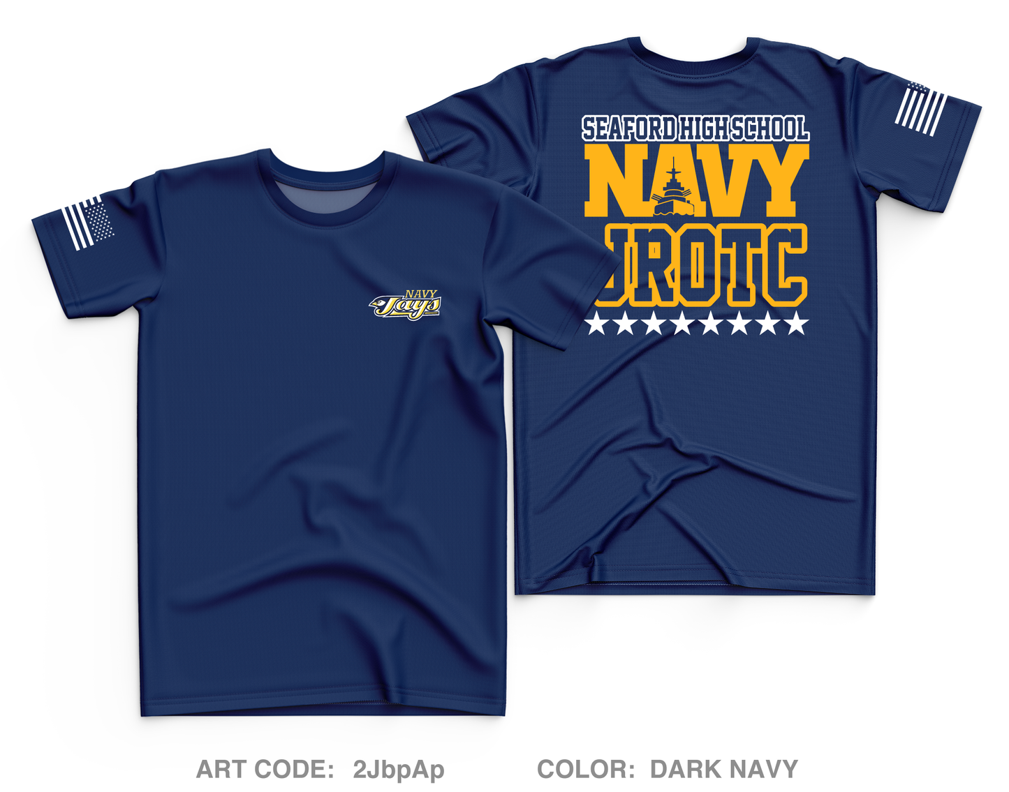 Seaford High School NJROTC Core Men's SS Performance Tee - 2JbpAp