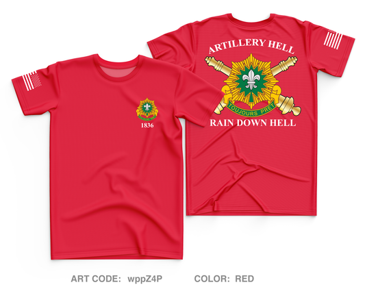 Field Artillery Squadron, 2d Cavalry Regiment Core Men's SS Performance Tee - wppZ4P