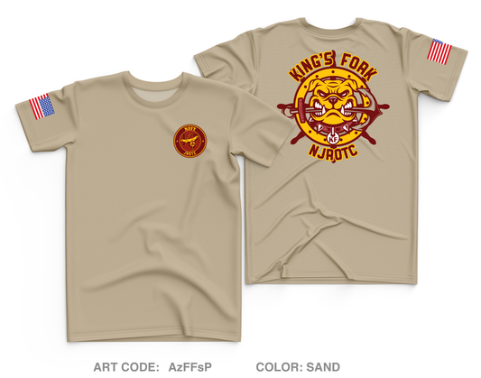 King's Fork High School NJROTC Core Men's SS Performance Tee - AzFFsP