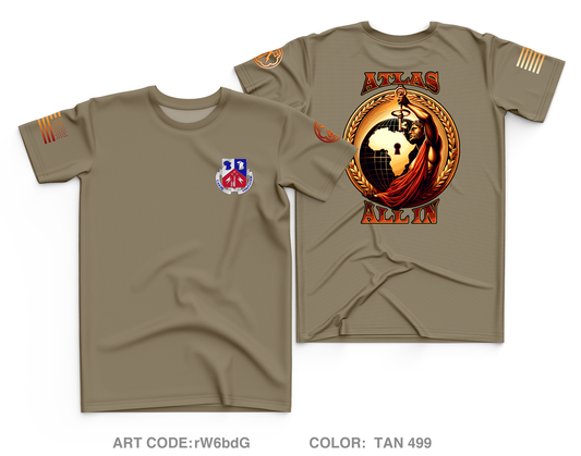 A DET, 307th MI BN, 207th MIB Core Men's SS Performance Tee - rW6bdG