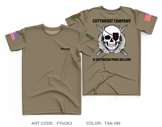 Cutthroat Company, 1-63 AR BN Core Men's SS Performance Tee - FTbUK3