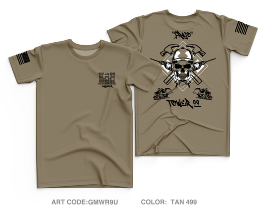 417th Engineer Company Core Men's SS Performance Tee - GMWR9U