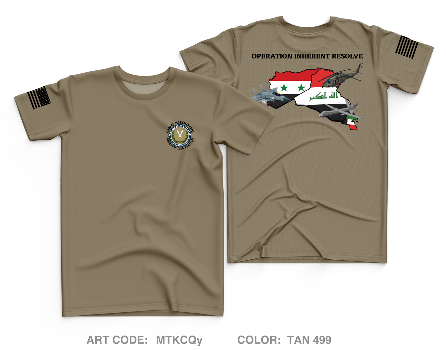 CJTF-OIR CJ33|CJOC Core Men's SS Performance Tee - MTKCQy