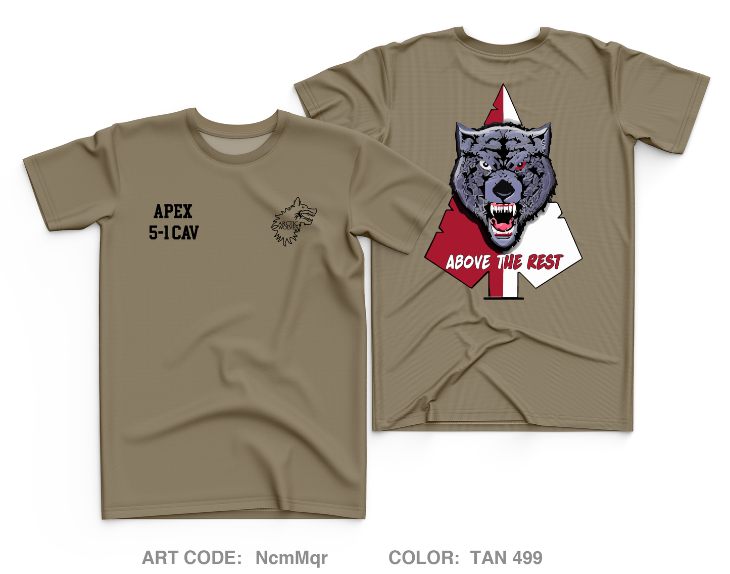 A TRP, 5-1 CAV, 1|11 ABN DIV Core Men's SS Performance Tee - NcmMqr