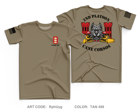 523rd ESC, 84th EN BN - Second platoon Core Men's SS Performance Tee - RphUyg