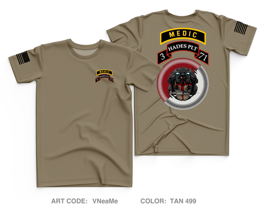 3-71 CAV Core Men's SS Performance Tee - VNeaMe