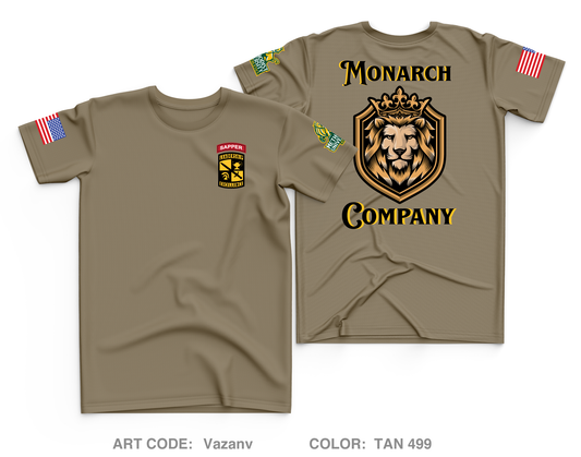 Monarch Company Core Men's SS Performance Tee - Vazanv