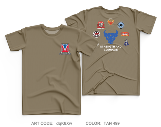 82 BEB, 2ABCT, 1ID Core Men's SS Performance Tee - dqK8Xw