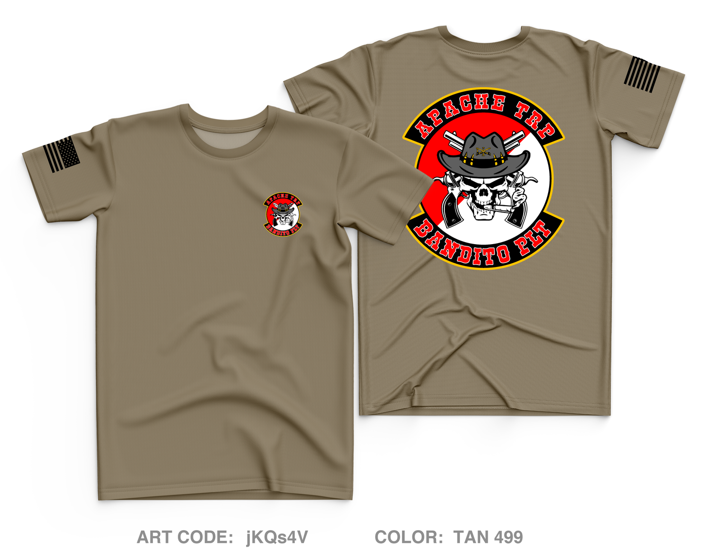 1st plt, A trp, 1-7 cav Core Men's SS Performance Tee - jKQs4V