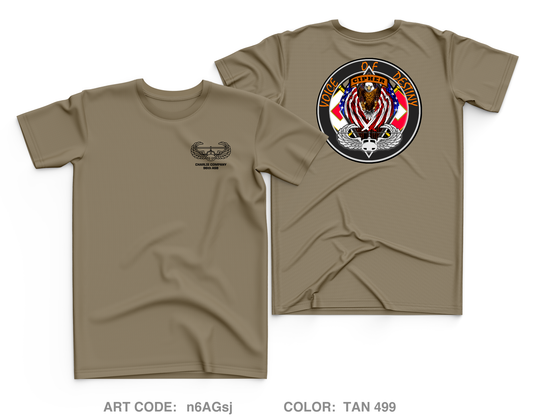 C CO, 96th ASB, 101 CAB Core Men's SS Performance Tee - n6AGsj