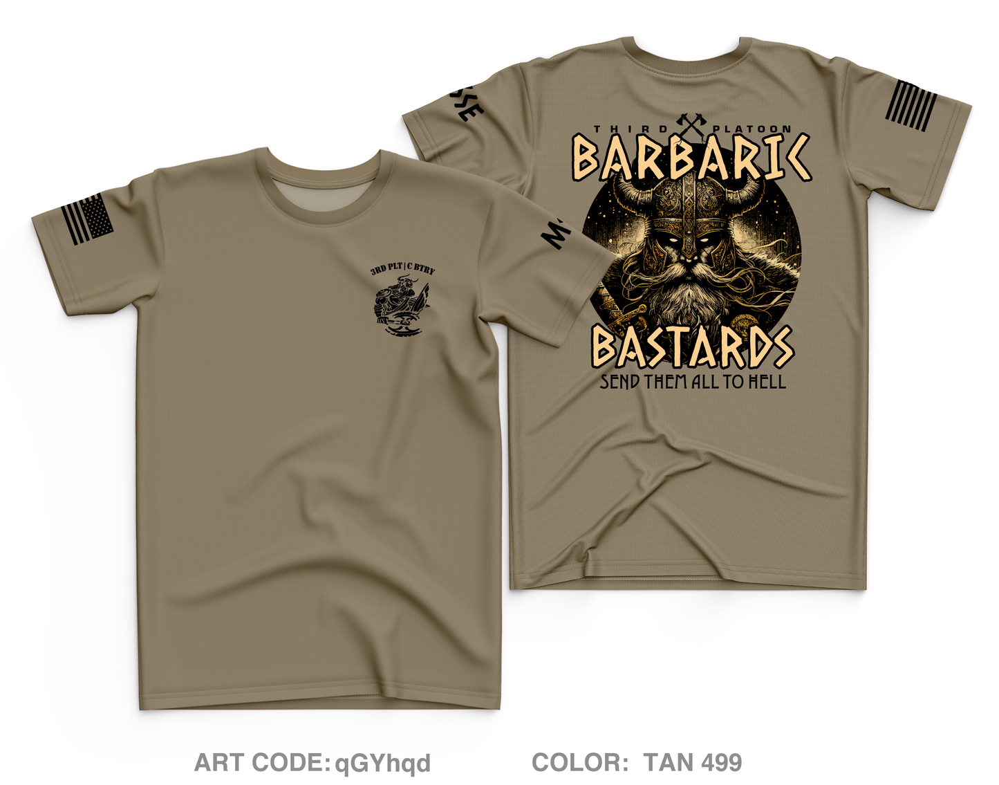 Bastards barbaric Core Men's SS Performance Tee - qGYhqd